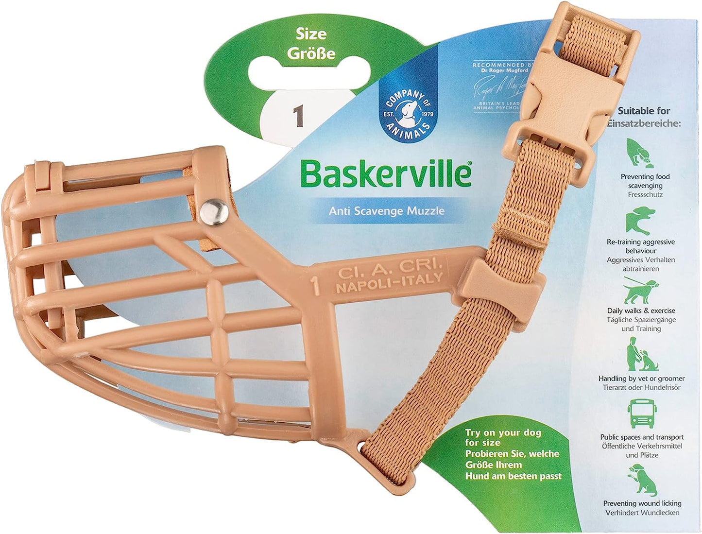 Company Of Animals Baskerville Anti Scavenge Muzzle