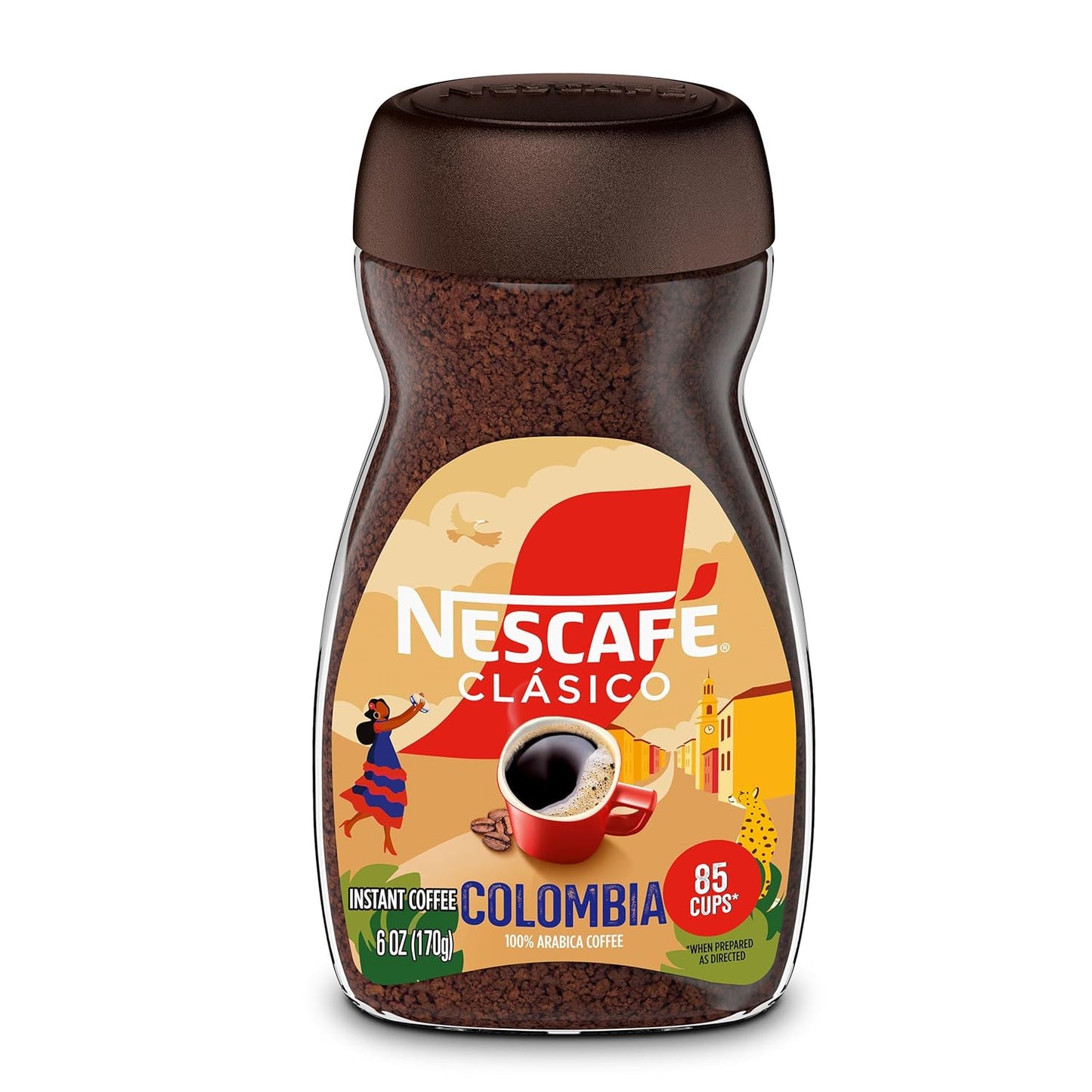 Nescafe Clasico Colombia Arabica Coffee 6 oz (170g)