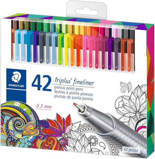 STAEDTLER Triplus Fineliner Pen Set of 42 Colors