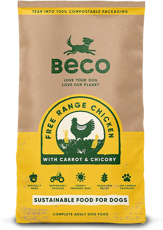 Beco Free Range Chicken with Carrot & Chicory Dry Dog Food