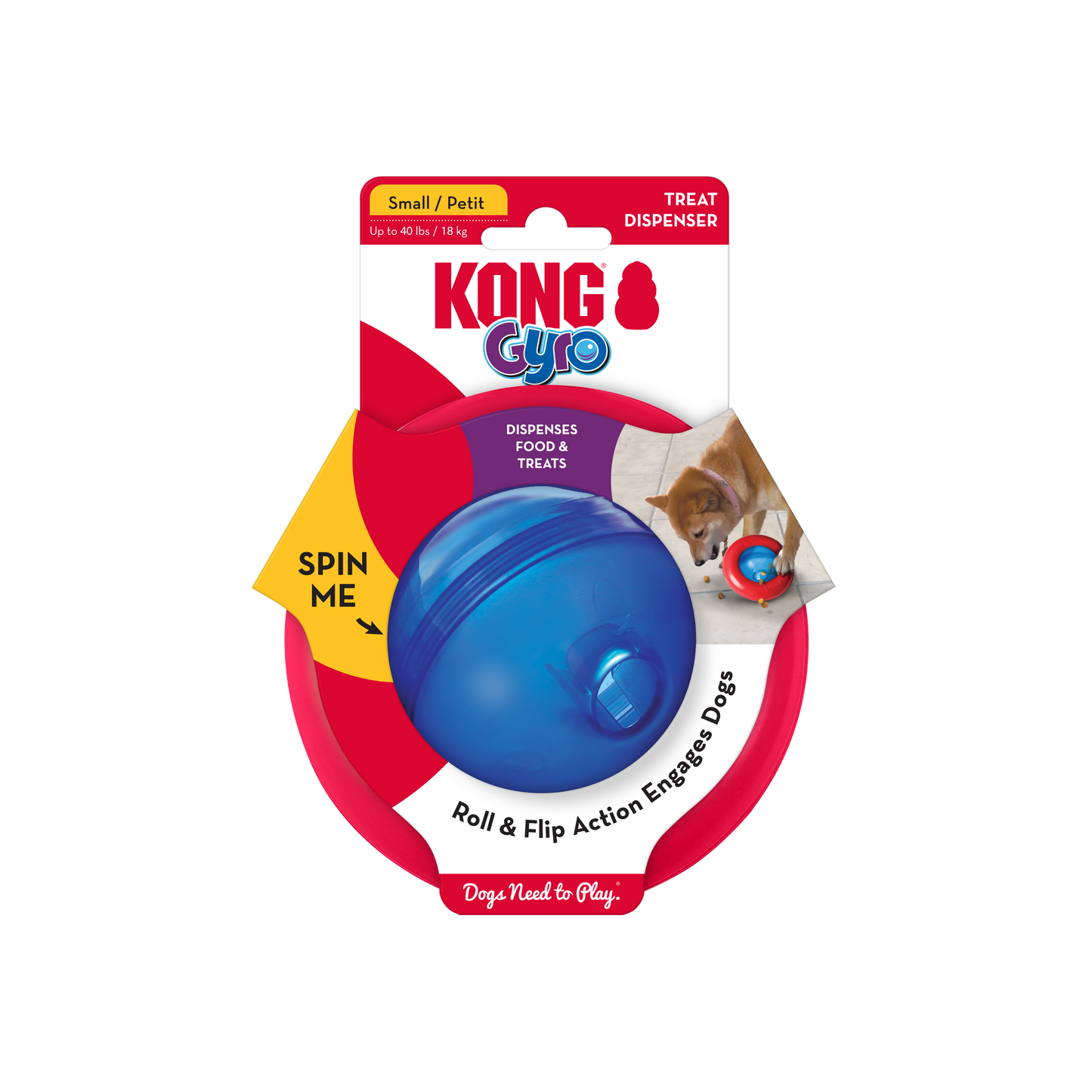 KONG Gyro Dog Toy