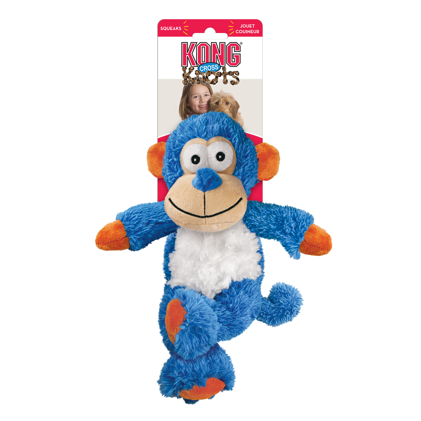 KONG Cross Knots Monkey Dog Toy Small/Medium