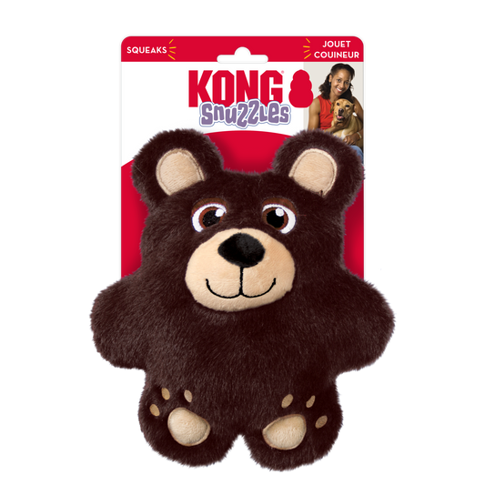 KONG Snuzzles Bear Dog Toy Medium