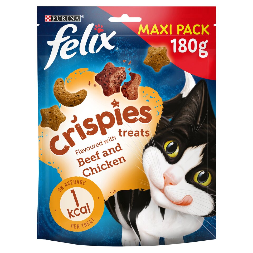 Felix Crispies Beef and Chicken Cat Treats