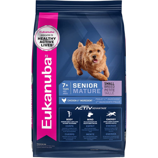 Eukanuba Chicken Senior Small Breed Dry Dog Food 12kg
