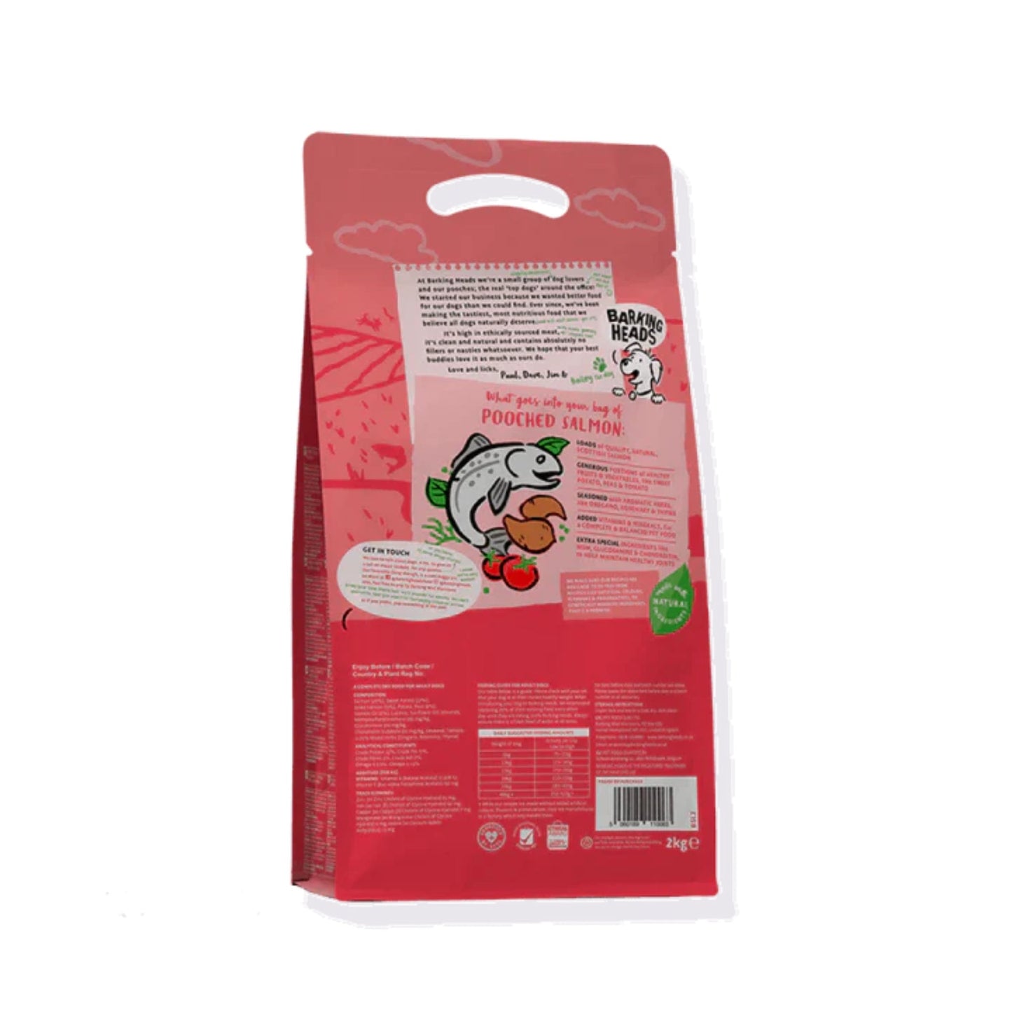 Barking Heads Pooched Salmon Adult Dry Dog Food
