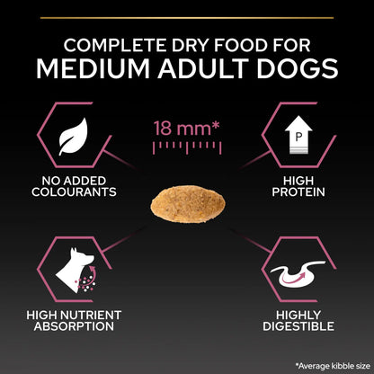 Pro Plan Adult Medium Sensitive Skin Salmon Dry Dog Food