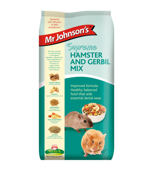 Mr Johnson’s Supreme Hamster & Gerbil Mix Food 900g