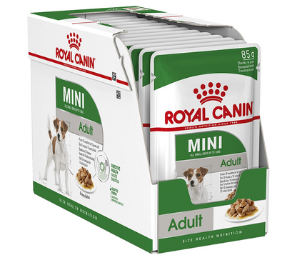 Royal Canin Adult Mini Chunks In Gravy Wet Dog Food