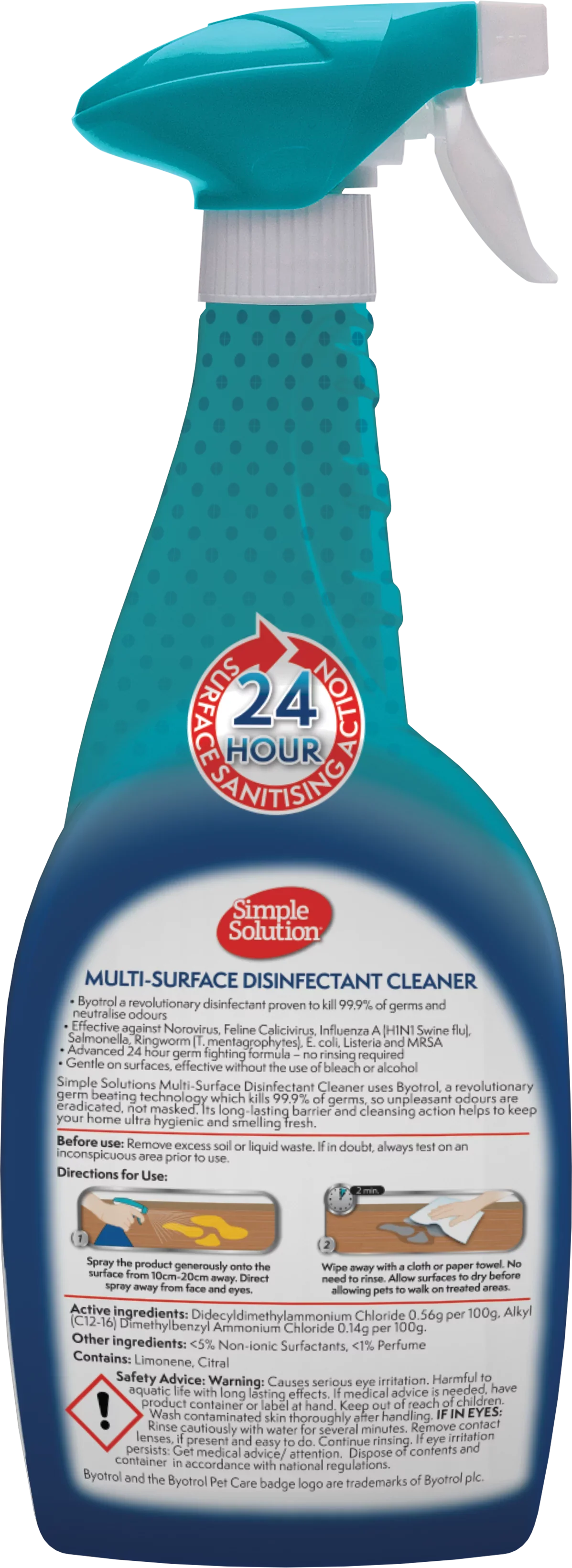 Simple Solution Multi Surface Disinfectant Cleaner 750ml
