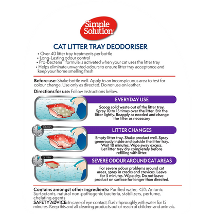 Simple Solution Cat Litter Tray Deodoriser 500ml