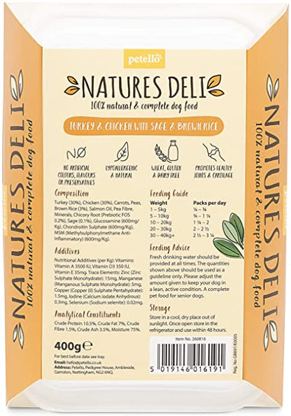 Natures Deli Senior Chicken & Turkey 400g