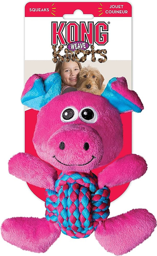 KONG Weave Knot Pig Medium