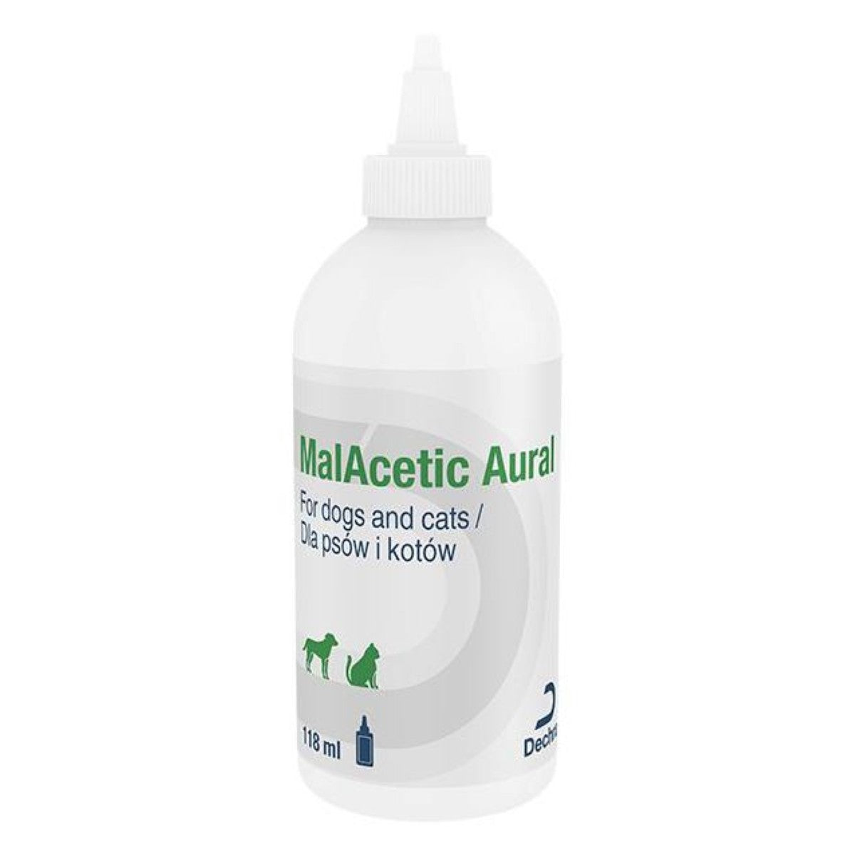 Dechra MalAcetic Aural Ear Flush for Dogs & Cats 118ml