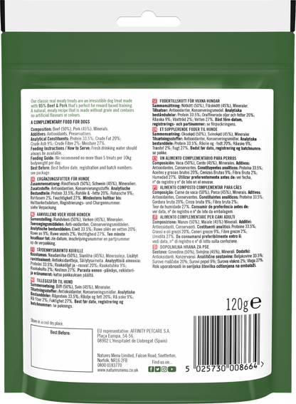 Natures Menu Original with Beef Dog Treats