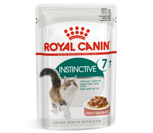 Royal Canin Adult Instinctive 7+ Chunks In Gravy Wet Cat Food