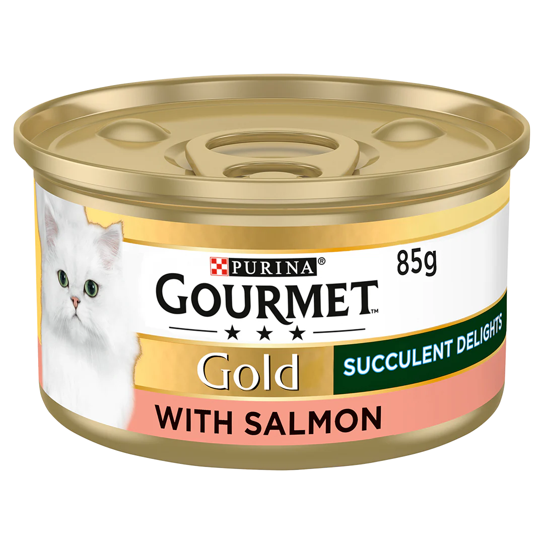 Gourmet Gold Adult Succulent Delights Salmon Wet Cat Food