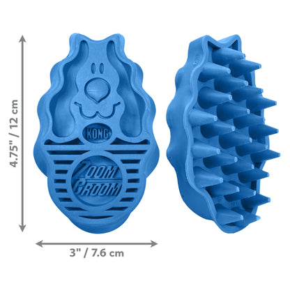 KONG Zoom Groom Boysenberry Dog Brush Large
