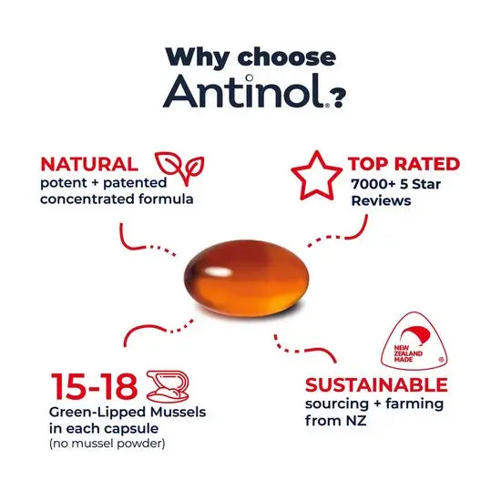 Antinol Natural Joint Supplement for Cats 30 Capsules