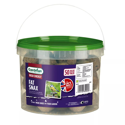 Gardman Fat Snax Bird Food Tub 50 pack