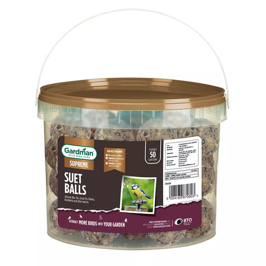 Gardman Supreme Suet Balls Bird Food 50 tub (4kg)