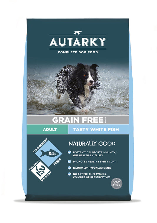 Autarky Adult Grain Free Tasty White Fish and Potato Dry Dog Food