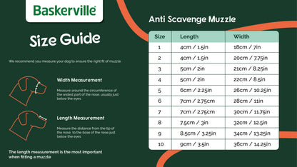 Company Of Animals Baskerville Anti Scavenge Muzzle