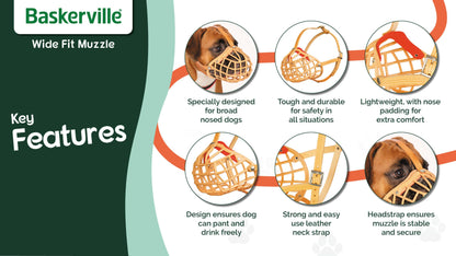 Company Of Animals Baskerville Wide Fit Muzzle