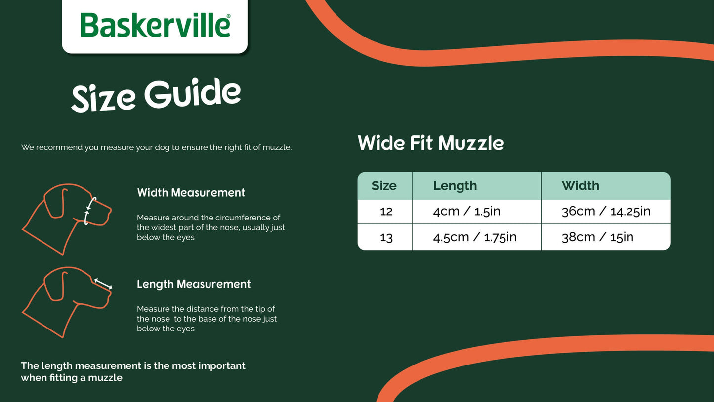 Company Of Animals Baskerville Wide Fit Muzzle
