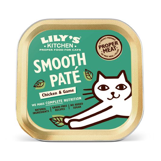 Lily's Kitchen Chicken & Game Smooth Paté Wet Cat Food