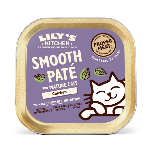 Lily's Kitchen Mature Chicken Paté Wet Cat Food