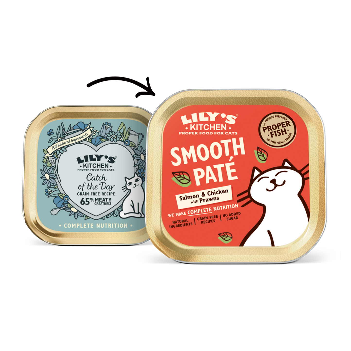 Lily's Kitchen Salmon & Chicken Paté Wet Cat Food