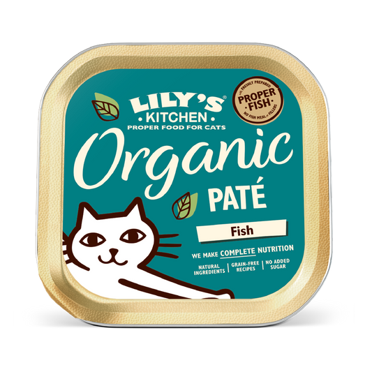Lily's Kitchen Organic Fish Paté Wet Cat Food