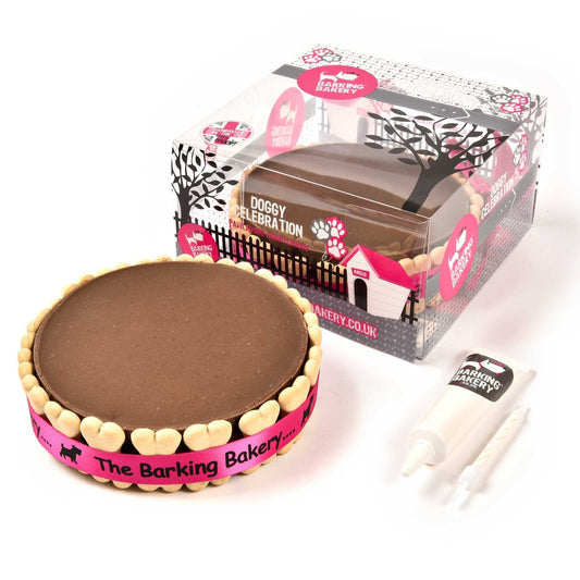 Barking Bakery Carob Yoghurt Topped Pawty Dog Cake