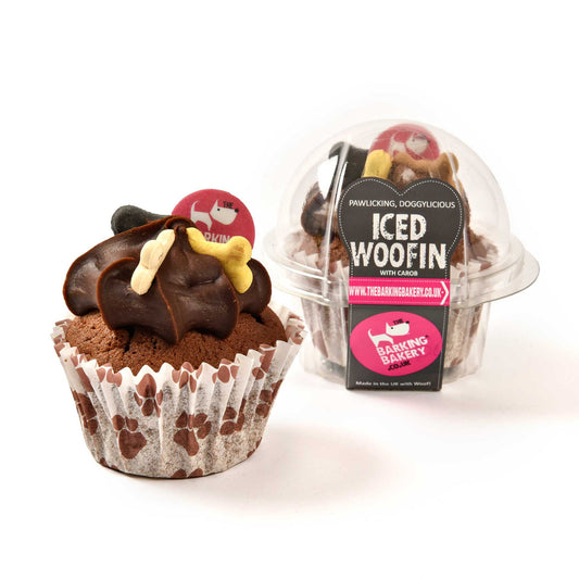 Barking Bakery Carob Woofin with Carob Frosting Dog Cake