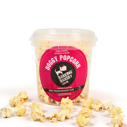 Barking Bakery Doggy Cheesey Popcorn Tub
