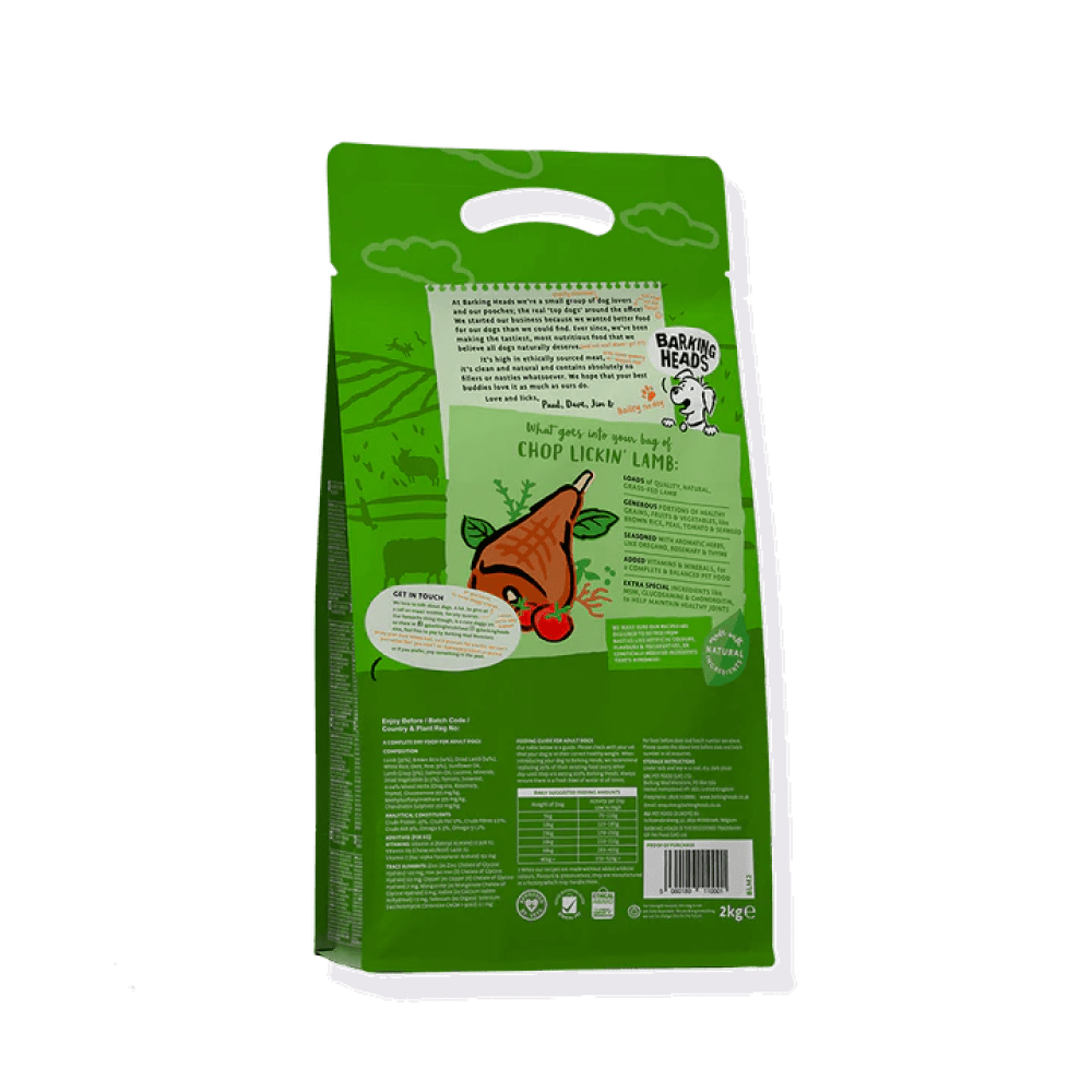 Barking Heads Chop Lickin' Lamb Adult Dry Dog Food