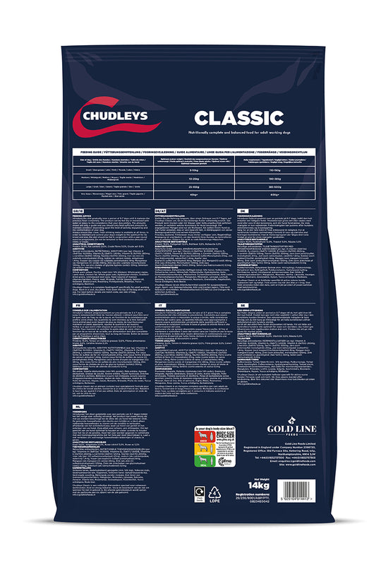 Chudleys Classic Dry Dog Food 14Kg