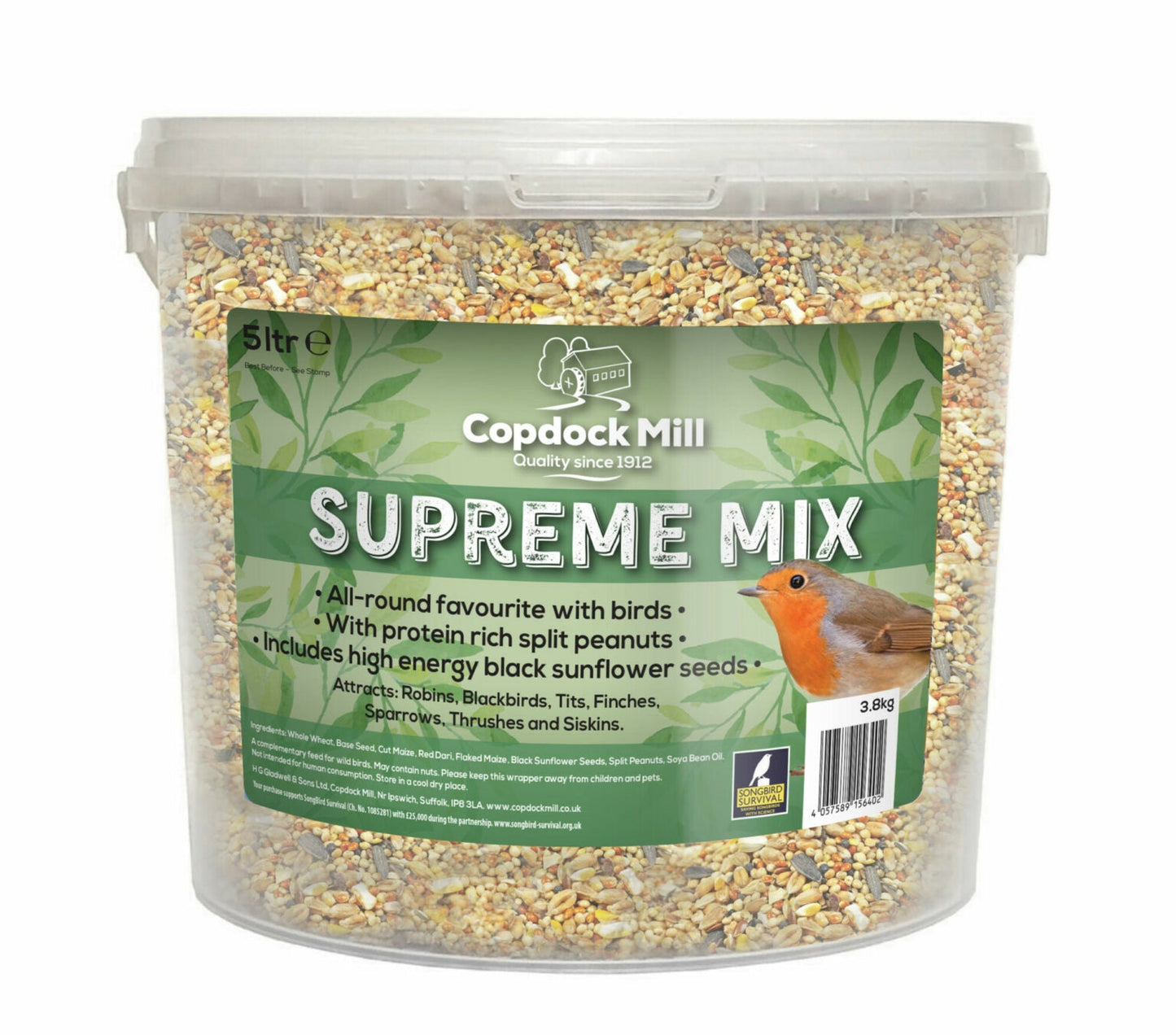 Copdock Mill Supreme Wild Bird Mix Food