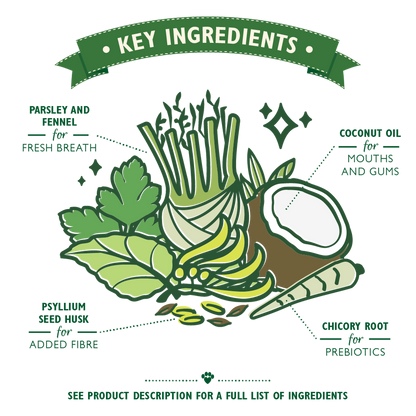 Lily's Kitchen Small Woofbrush Gut Health Dental Chew (multipack) 7 x 22g
