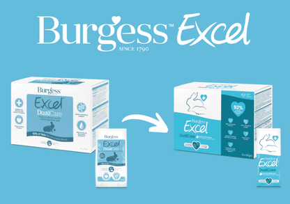 Burgess Excel Dual Care Recovering Rabbits & Guinea Pigs Food 10 x 60g