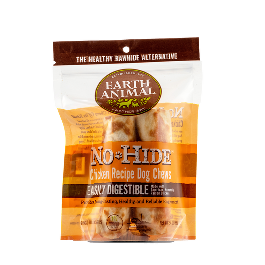 Earth Animal Chicken No Hide Chews Small Dog Treats 2 pack 68g