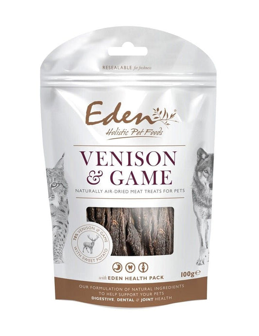 Eden Venison and Game Treats for Dogs and Cats - 100g