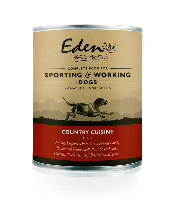 Eden Working and Sporting Country Cuisine Wet Dog Food