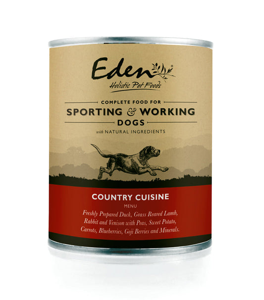 Eden Working and Sporting Country Cuisine Wet Dog Food