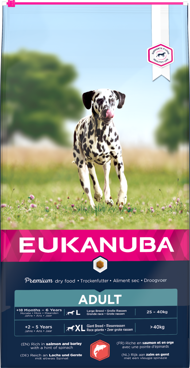 Eukanuba Adult Salmon & Rice Dry Dog Food 12kg