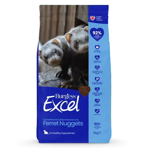 Burgess Excel Ferret Nuggets Food 2kg