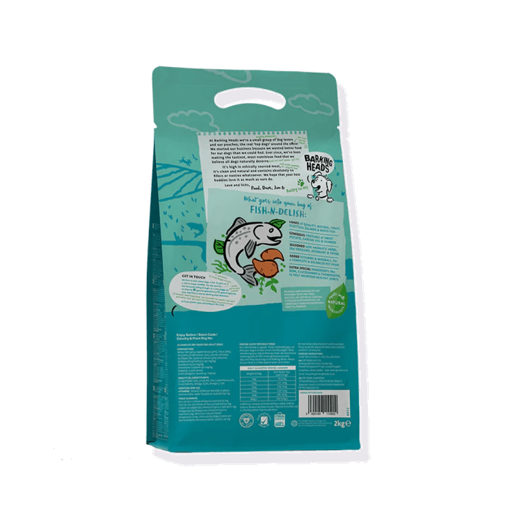 Barking Heads Fish N Delish Adult Dry Dog Food