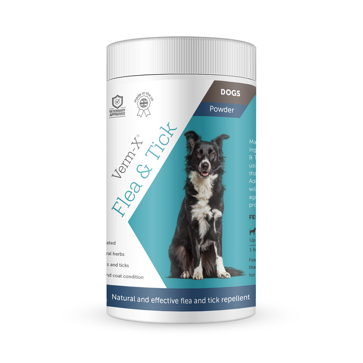 Verm-X Flea & Tick Powder for Dogs 70g