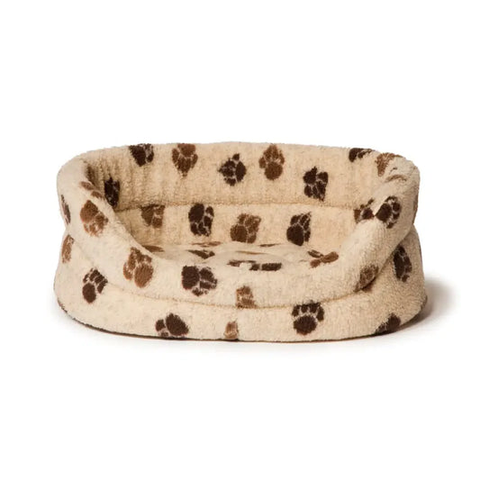 Danish Design Sherpa Fleece Beige Slumber Dog Beds